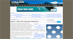 Desktop Screenshot of detran-br.com.br