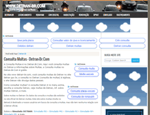 Tablet Screenshot of detran-br.com